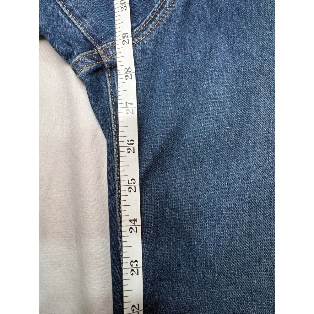 Gap 90s Loose Cargo Jeans Womens 32/14 Short Mid Rise Wide Leg Y2K Denim - Picture 12 of 14